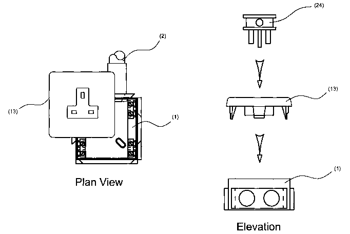 A single figure which represents the drawing illustrating the invention.